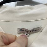 Broadway & Broome 100% Silk Elegant Cream Button Up Shirt Photo 1