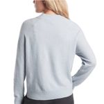 Athleta  Hawthorne Crew Neck Extra Fine Merino Wool Sweater Light Blue Size Small Photo 3