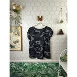 We The Free Clare Blue Camo Printed Short Sleeve T-Shirt - Size - Medium Photo 3