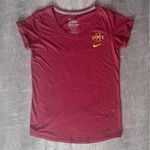 Nike Iowa State Cyclones T Shirt Womens XL Red Short Sleeve Slim Fit Tee NCAA Photo 0