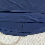 Ralph Lauren Lauren  Navy V-Neck Dress with Bell Sleeves Knee length, size 6P Photo 9