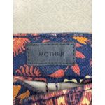 MOTHER The Rascal Ankle Jeans Blue Paisley Print Flare Leg Women's Size 23 Photo 10