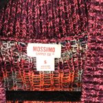 Mossimo Womens Aztec Pattern Open Front Cardigan Sweater S Cotton Blend Purple Photo 2