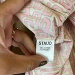 STAUD  Jules Pastel Maze Smocked Poplin Top Photo 7