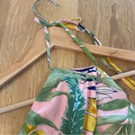 HYFVE HYFYVE Wide Leg Tropical Print Floral Jumpsuit Size Medium Party Cruise Resort Photo 2