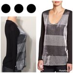 Three Dots  metallic top. Perfect holiday top.NWOT Photo 1