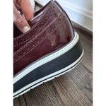 Prada  Women’s Derby Red Leather Morgue Shoes 38.5 US Sz 8 Photo 15