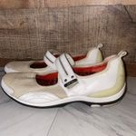 Aetrex  White Lizzy Leather Single Strap Shoes Size 5 Photo 6