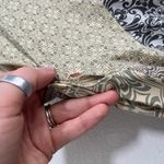 Sundance Vintage  Patchwork Green Gray Brown Maxi Broom Skirt Womens Size 8 Photo 5