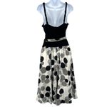 Intrigue Y2K Rockabilly Dress Sz L Retro Glam Polka Dot Tulle USA Satin Babydoll Photo 3