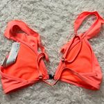 Hollister Neon Orange Swim Bikini Top Photo 1