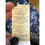 Michael Kors Michael Kors Shirt Blue Floral Print Off the Shoulder Size Small Modern Career Photo 10