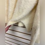 Gianni Bini GB Sweater Mock Turtle Neck Fuzzy Stretchy Soft NWT Size XL Cream Photo 3