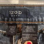 IZOD Vintage Faded Dark Wash Denim Jeans Mom Jeans Classic Minimal Photo 9