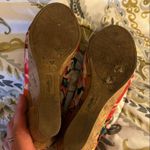 Deflex comfort 6.5 silk floral peep toe wedges Photo 2