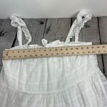 Altar'd State Altar’d State White Ruffled Strap Tired Dress cotton size Large Photo 8