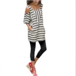 Soft Surroundings  Black Ruched Full Length Leggings Size Large Photo 1