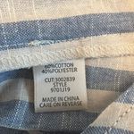 Max Studio  - NWT Hi-Low Hem Linen Blend Striped Skirt Sz M Photo 7