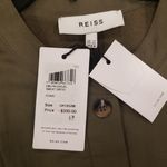 Reiss 💕💕 Emlyn Panel Detail Short Sleeve Sweatshirt Dress Khaki Green 8 US NWT Photo 12