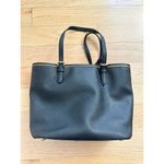 Michael Kors NWOT Black Saffiano Leather Tote Bag with Gold and Matching Wallet Photo 6