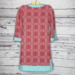 Cabana Life Size S Geometric Print 50+ UV Protection Keyhole Shift Dress Photo 2