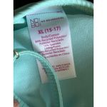 No Boundaries No‎ Boundaries Turquoise Bikini Triangle Top (XL) Cheeky Bottom (Sm) Ruffle Tie Photo 4
