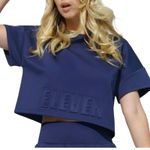 EleVen by Venus Williams Navy Cropped Tee Size XL New with Tag MSRP $88 Blue Photo 1