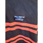 L.L. Bean Red and Blue Striped Hoodie Long Sleeve Tee‎ Size Large Photo 2
