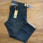 Old Navy  Dark Wash Boyfriend Straight Cuffed Jeans Size 18 NWT Photo 0