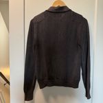 Ruff Hewn  Women's Zip Up Knit Moto Style Jacket Black Grey Casual‎ Lightweight S Photo 3