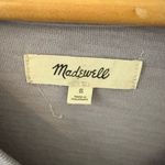 Madewell  Relaxed Oversized Henley Tee in Faded Lavender. Size Small. Photo 3