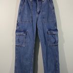 BDG Urban Outfitters Women's Blue Denim Cargo Skater Jeans Size W25/L32 Photo 0