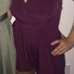 Forever 21 Dark Purple Halter Romper Photo 0