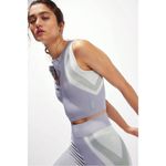 Free People  Movement Free Kick Crop Henley Muscle Tank Photo 1