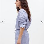 Madewell Drawstring Pull-On Shorts in Pure Blue Size XXSmall NWT 100% Cotton Photo 3