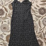Forever 21 F21  Slip Dress Black White Polkadot Maxi M Medium New Photo 1