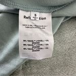 Reformation  Tie Shoulder Seafoam Green Midi Dress Wedding Coastal Size S Photo 3