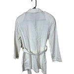Vintage NWT Carole Little Petites White Linen Blend Belted Jacket Size 2‎ Photo 1