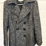 Calvin Klein ‎ Women's Gray Wool Blend Peacoat Size 6 Mid-Length Photo 0