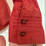 Bandolino Woman’s Cotton Button Down Red Shirt Blouse, Sz 4 Photo 7