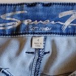 Seven7  Tummyless Skinny Ankle Jeans 4 26x25 Aurora MY1466 Photo 8
