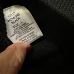 Woolrich  Womens Black Snowman Snowflake Zip Up Vest Sweater Size Large Photo 6