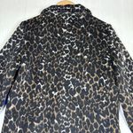 Apt. 9 New Leopard Print Pea Coat Sz S  Long Classic Topper‎ Animal Photo 7