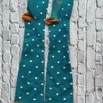 None Green Orange Polka Dot Knee High Compression Pressure Socks Photo 1