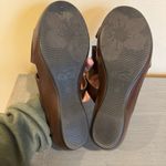 Chocolat Blu Dansko Donna Coffee Swirl Sandal Wedge Heel Platform Slide Open Toe Leather 40/9 Photo 4