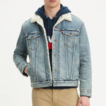 Levi's Levi’s Sherpa-Lined Denim Trucker Jacket Photo 0