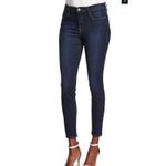 frame denim  Womens Le High Skinny Jeans Size 27 Harper Dark Wash Minimal Luxury Photo 8