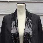 Forever 21 NWT  Black Blazer | Sequin Lapel Black Blazer Photo 1