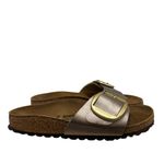 Birkenstock Madrid Birko-Flor Copper Metallic Leather Sandals 5 Photo 2