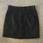 Free People  Leather Skirt Photo 3
